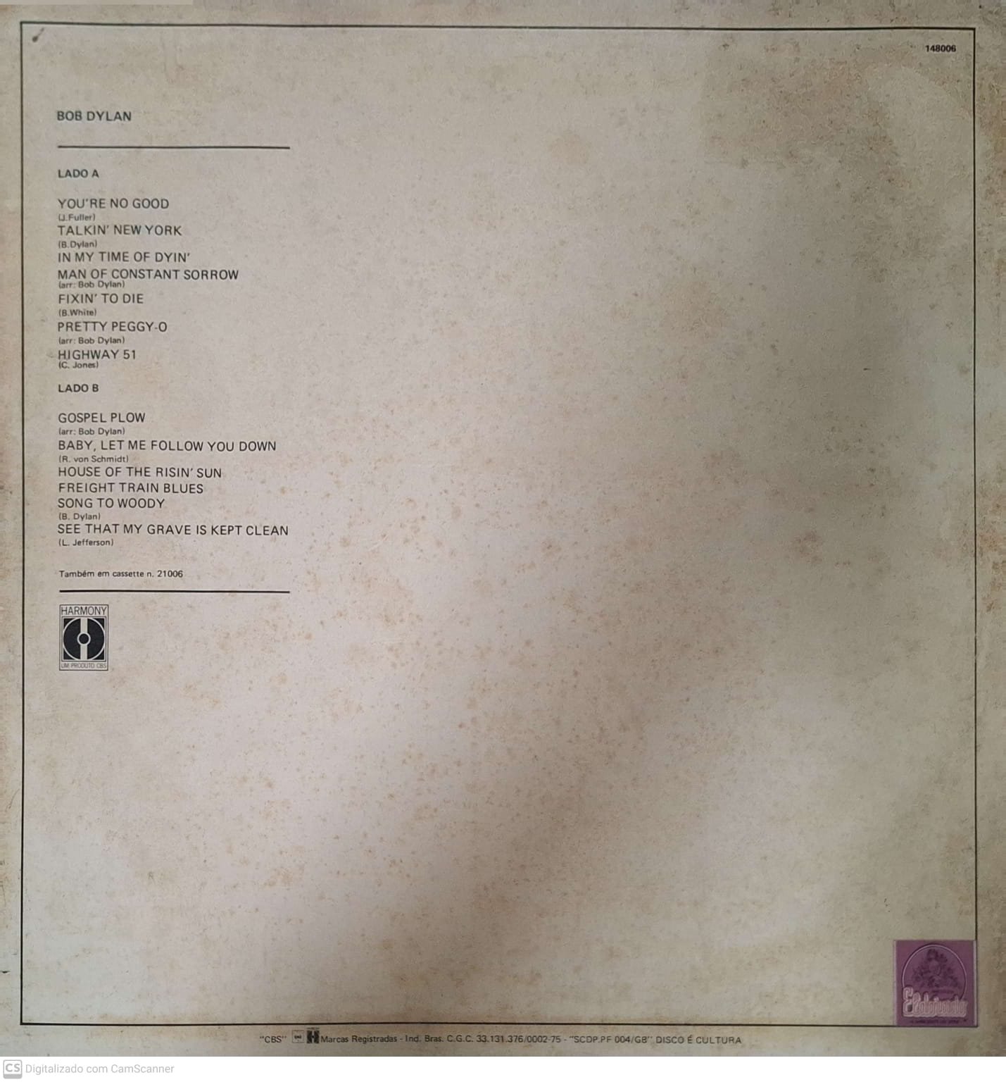 Bob Dylan - Bob Dylan - Image 2