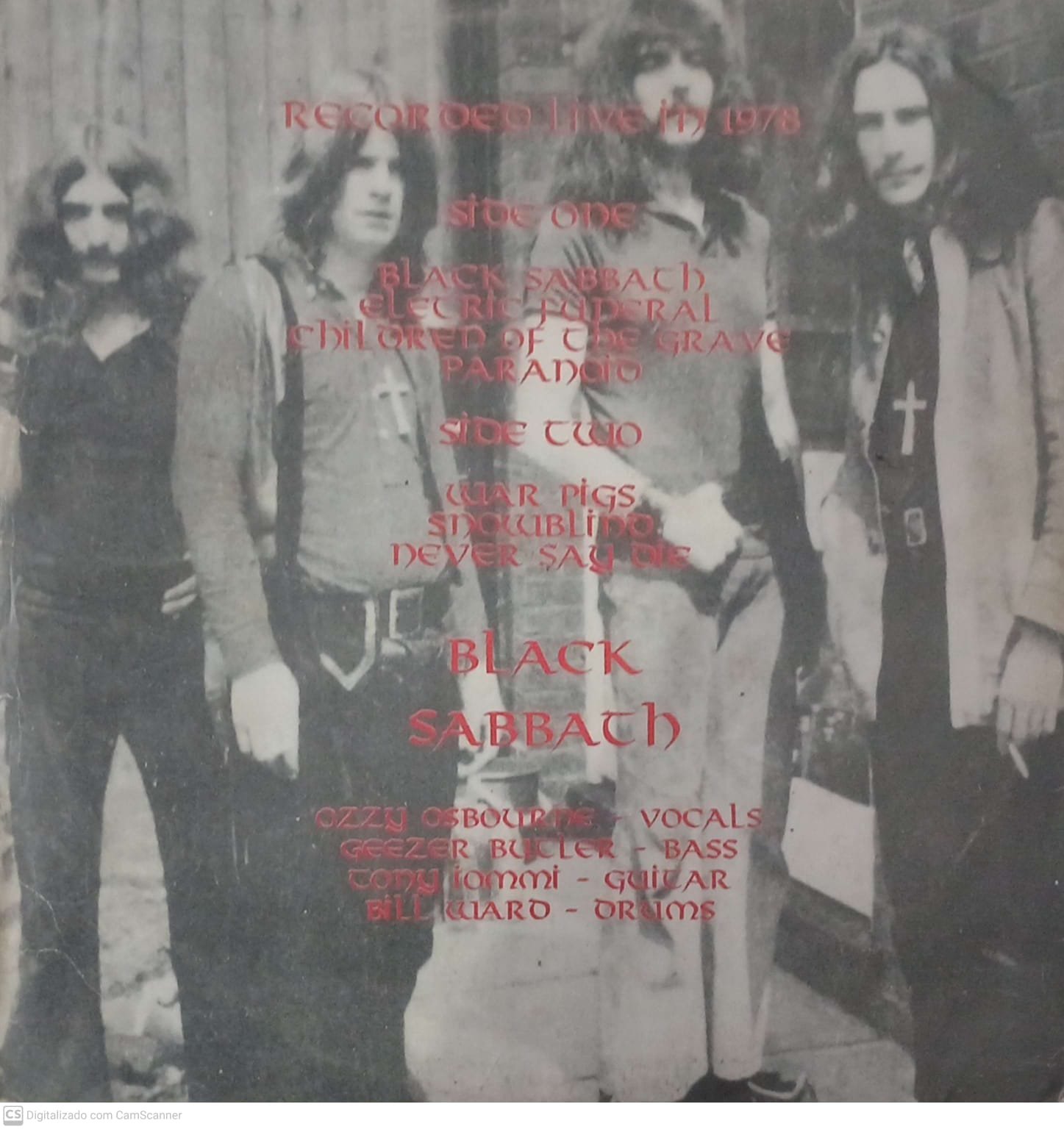 Black Sabbath – Recorded Live in 1978 - Image 2
