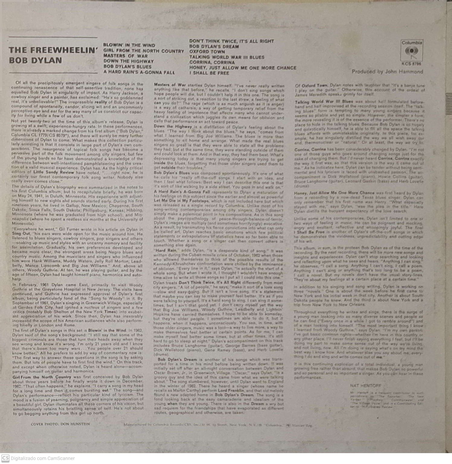 Bob Dylan- The Freewheelin - Image 3