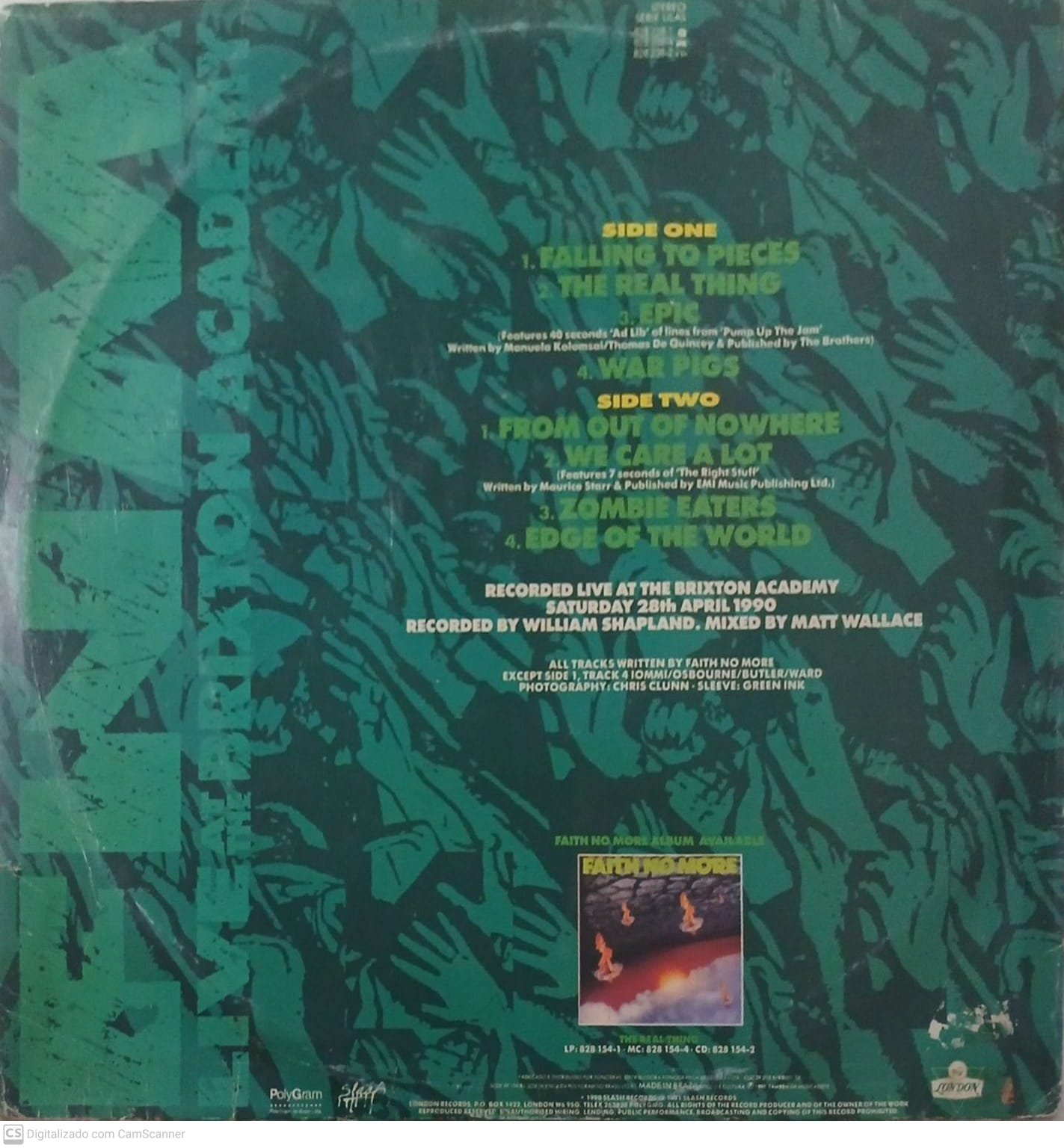 Faith No More - Live at the Brixton Academy - Image 2